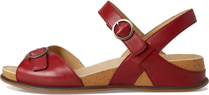 Dansko Candace Women's Sandals Red : EU 37 (US Women's 6.5-7) Regular, Leather - Image 6