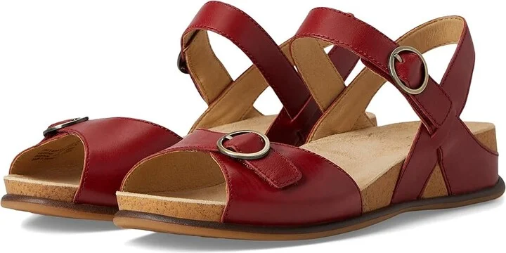 Dansko Candace Women's Sandals Red : EU 37 (US Women's 6.5-7) Regular, Leather