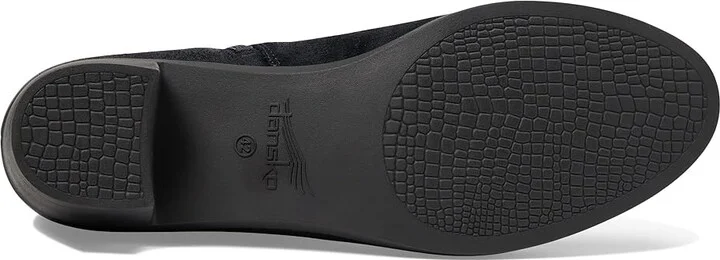 Dansko Carmella Women's Flat Shoes Black Burnished Suede : EU 42 (US Men's 8.5-9 - Women's 11.5-12) Regular, Leather - Image 3
