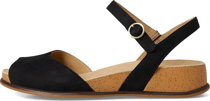 Dansko Cass Women's Sandals Black : EU 41 (US Women's 10.5-11) Regular, Leather - Image 6