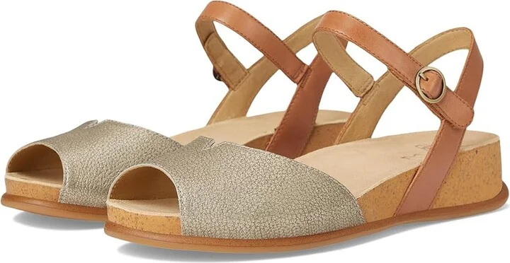 Dansko Cass Women's Sandals Platino : EU 39 (US Women's 8.5-9) Regular, Leather