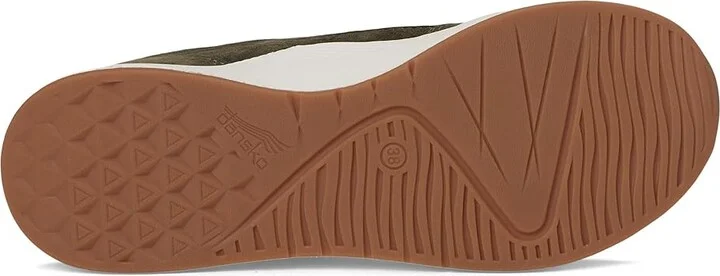 Dansko Catie Women's Flat Shoes Olive Suede : EU 39 (US Women's 8.5-9) Regular, Leather - Image 3