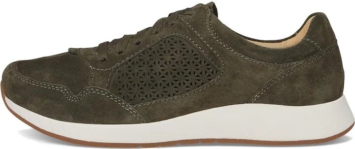 Dansko Catie Women's Flat Shoes Olive Suede : EU 39 (US Women's 8.5-9) Regular, Leather - Image 6
