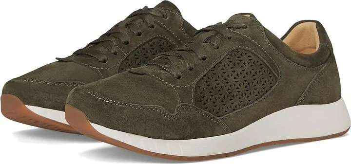 Dansko Catie Women's Flat Shoes Olive Suede : EU 39 (US Women's 8.5-9) Regular, Leather