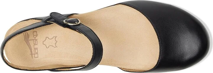Dansko Christine Women's Shoes Black Burnished Nappa : EU 38 (US Women's 7.5-8) Regular, Leather - Image 2