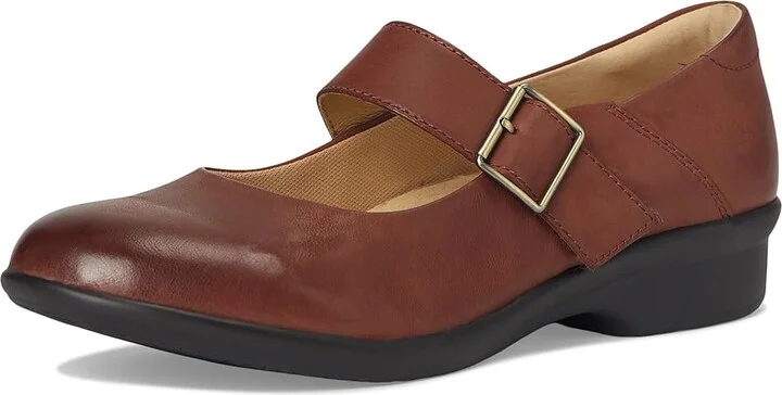 Dansko Collette Women's Shoes Russet Burnished Nubuck : EU 37 (US Women's 6.5-7) Regular, Leather - Image 5