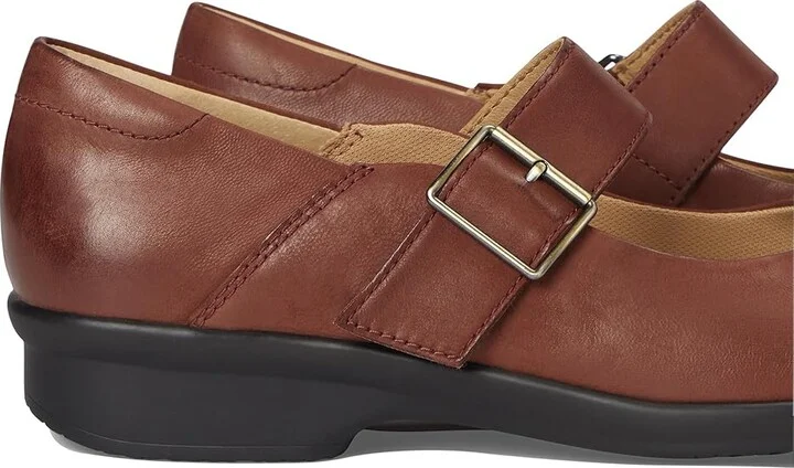 Dansko Collette Women's Shoes Russet Burnished Nubuck : EU 37 (US Women's 6.5-7) Regular, Leather - Image 7
