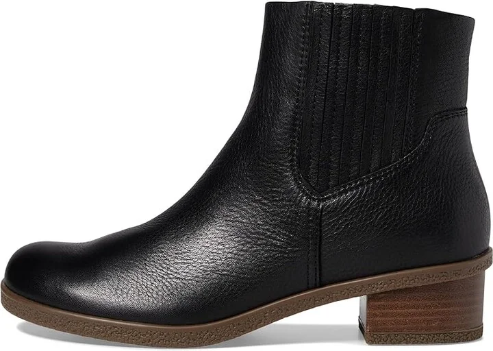 Dansko Daisie Women's Shoes Black Waterproof Tumbled : EU 40 (US Women's 9.5-10) Regular, Leather - Image 6
