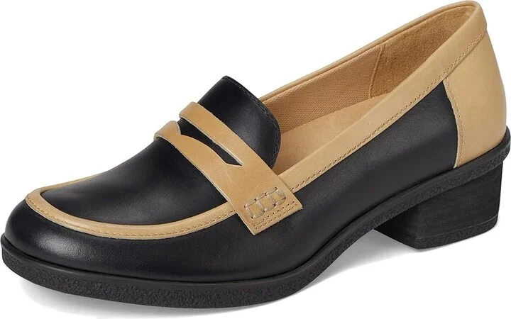 Dansko Danica Women's Flat Shoes Black/Dune Waterproof Burnished : EU 37 (US Women's 6.5-7) Regular, Leather - Image 5