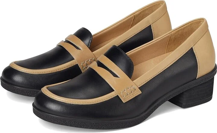 Dansko Danica Women's Flat Shoes Black/Dune Waterproof Burnished : EU 37 (US Women's 6.5-7) Regular, Leather