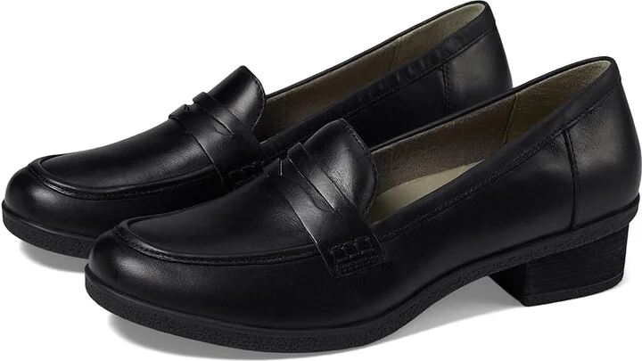 Dansko Danica Women's Flat Shoes Black Waterproof Burnished : EU 41 (US Women's 10.5-11) Regular, Leather