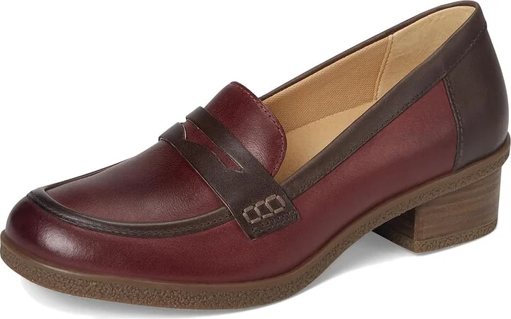 Dansko Danica Women's Flat Shoes Plum/Chocolate Waterproof Burnished : EU 42 (US Women's 11.5-12) Regular, Leather - Image 5