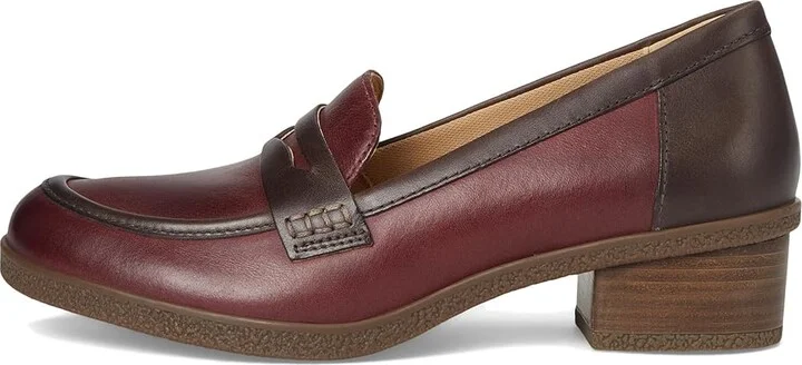 Dansko Danica Women's Flat Shoes Plum/Chocolate Waterproof Burnished : EU 42 (US Women's 11.5-12) Regular, Leather - Image 6