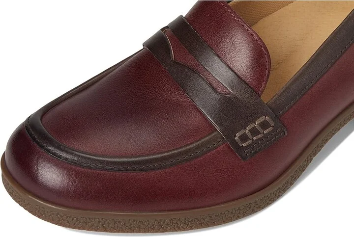 Dansko Danica Women's Flat Shoes Plum/Chocolate Waterproof Burnished : EU 42 (US Women's 11.5-12) Regular, Leather - Image 7