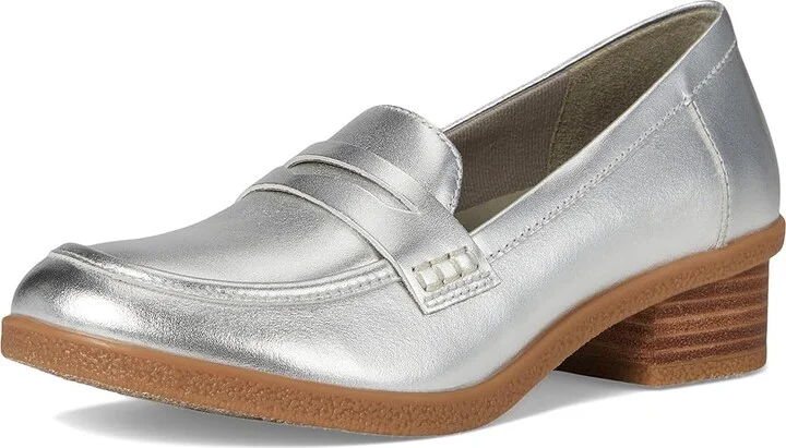 Dansko Danica Women's Flat Shoes Silver : EU 38 (US Women's 7.5-8) Regular, Leather/Rubber - Image 5