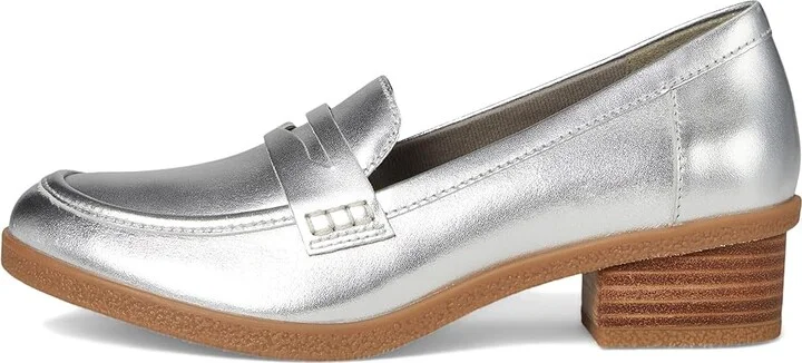 Dansko Danica Women's Flat Shoes Silver : EU 38 (US Women's 7.5-8) Regular, Leather/Rubber - Image 6