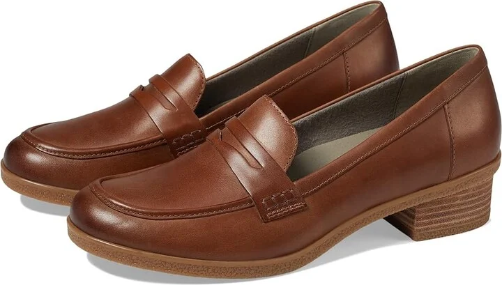 Dansko Danica Women's Flat Shoes Tan Waterproof Burnished : EU 40 (US Women's 9.5-10) Regular, Leather