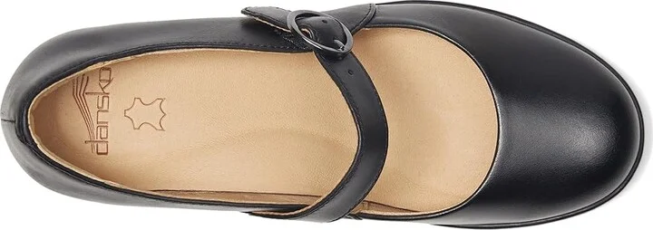 Dansko Deirdra Women's Shoes Black Waterproof Burnished : EU 42 (US Women's 11.5-12) Regular, Leather - Image 2