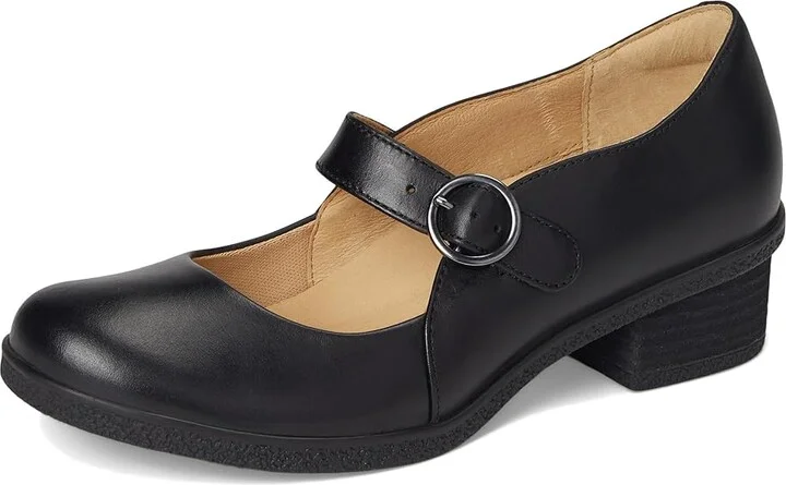 Dansko Deirdra Women's Shoes Black Waterproof Burnished : EU 42 (US Women's 11.5-12) Regular, Leather - Image 5