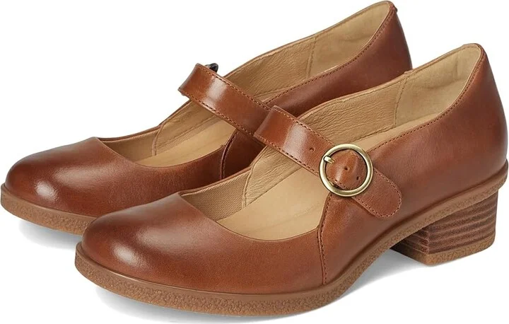 Dansko Deirdra Women's Shoes Tan Waterproof Burnished : EU 40 (US Women's 9.5-10) Regular, Leather