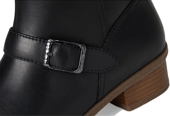 Dansko Delphine Women's Flat Shoes Black Waterproof Burnished : EU 42 (US Men's 8.5-9 - Women's 11.5-12) Regular, Leather - Image 7
