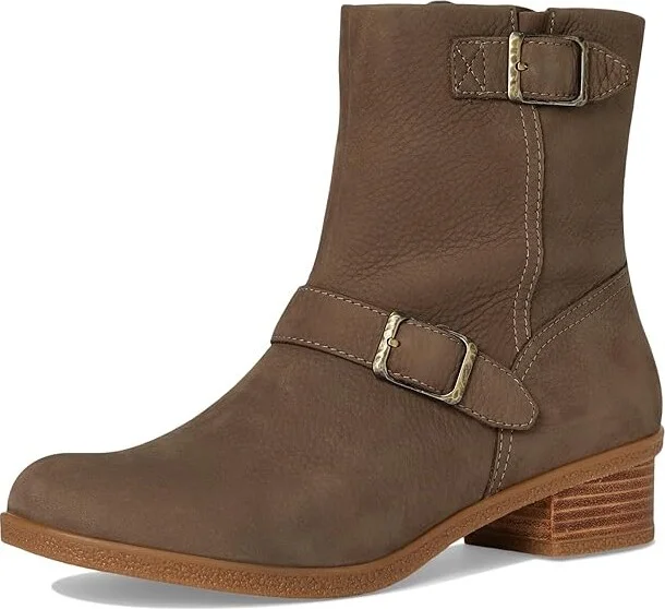 Dansko Delphine Women's Flat Shoes Stone Waterproof Nubuck : EU 40 (US Men's 6.5-7 - Women's 9.5-10) Regular, Leather - Image 5