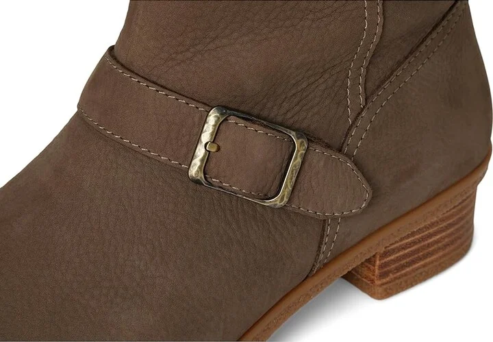 Dansko Delphine Women's Flat Shoes Stone Waterproof Nubuck : EU 40 (US Men's 6.5-7 - Women's 9.5-10) Regular, Leather - Image 7