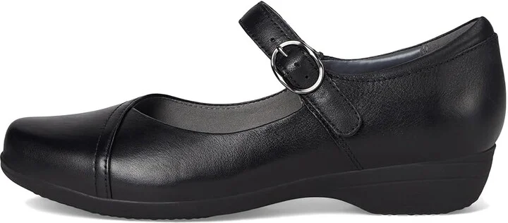 Dansko Fawna Women's Shoes Black : EU 39 (US Women's 8.5-9) Wide, Leather - Image 6