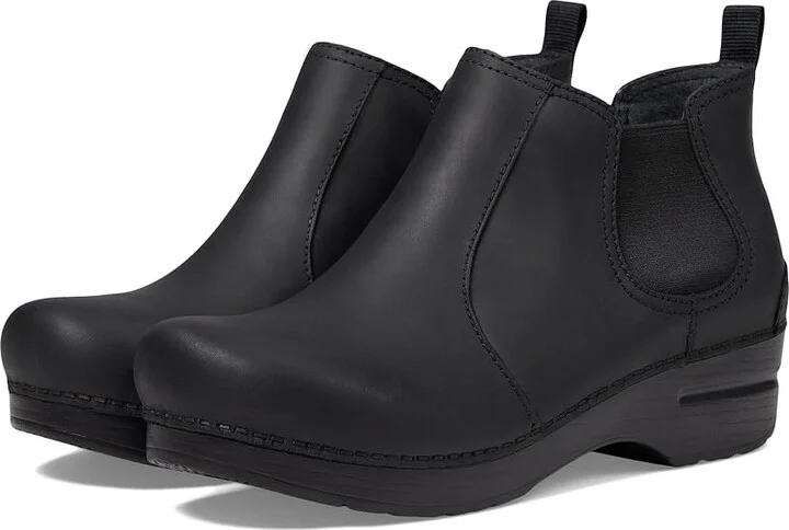 Dansko Frankie Women's Shoes Black Oiled : EU 36 (US Women's 5.5-6) Regular, Leather