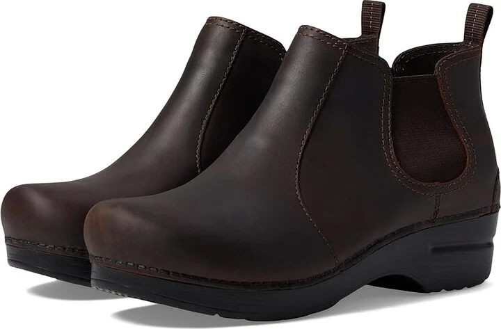 Dansko Frankie Women's Shoes Brown Oiled : EU 37 (US Women's 6.5-7) Regular, Leather