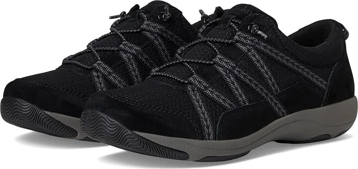 Dansko Harlyn Women's Shoes Black/Black : EU 42 (US Women's 11.5-12) Wide, Leather/Rubber