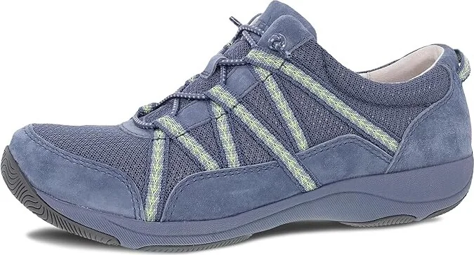 Dansko Harlyn Women's Shoes Blue Suede : EU 37 (US Women's 6.5-7) Regular, Leather/Rubber