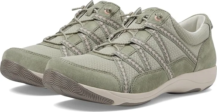 Dansko Harlyn Women's Shoes Sage Suede : EU 37 (US Women's 6.5-7) Regular, Leather