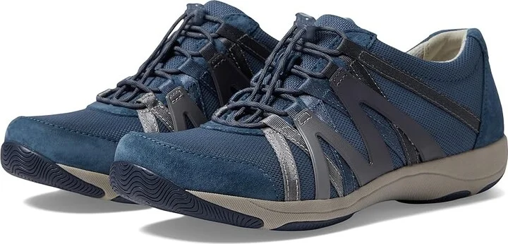 Dansko Henriette Women's Shoes Navy Suede : EU 37 (US Women's 6.5-7) Regular, Textile/Suede