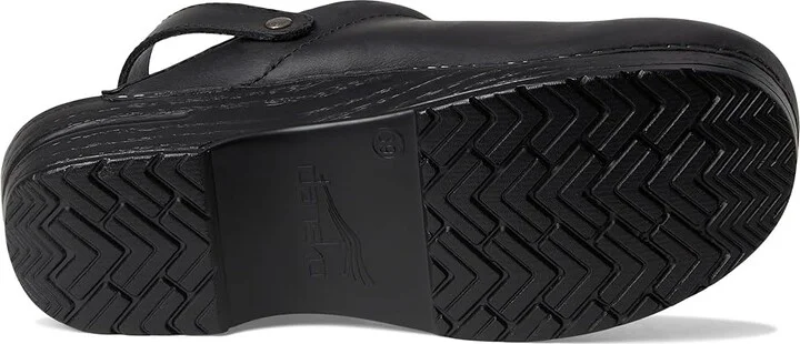 Dansko Ingrid Women's Clog Shoes Black Oiled : EU 35 (US Women's 4.5-5) Regular, Leather - Image 4