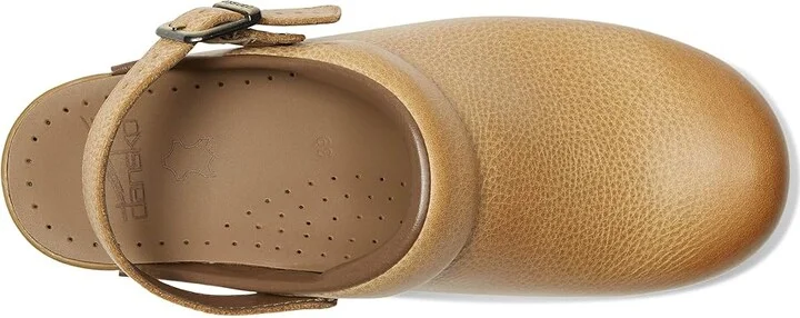 Dansko Ingrid Women's Clog Shoes Honey : EU 40 (US Women's 9.5-10) Regular, Leather - Image 2