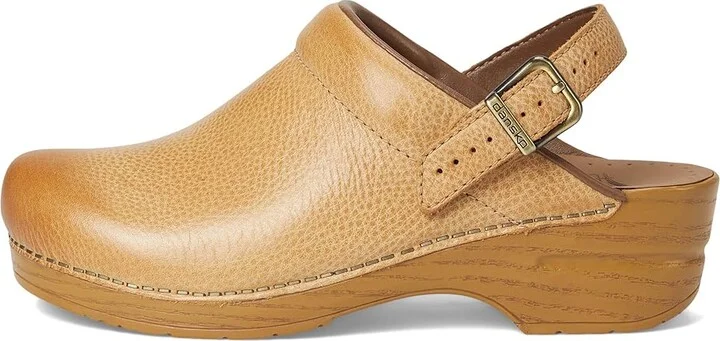 Dansko Ingrid Women's Clog Shoes Honey : EU 40 (US Women's 9.5-10) Regular, Leather - Image 6