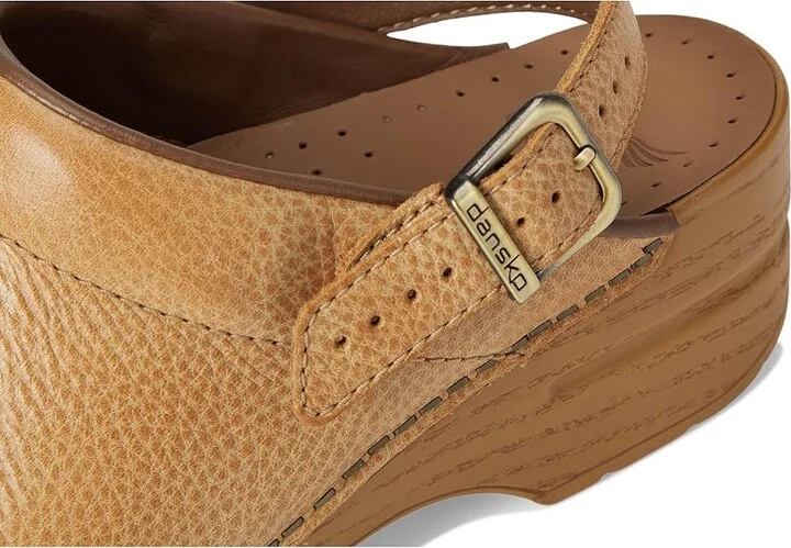 Dansko Ingrid Women's Clog Shoes Honey : EU 40 (US Women's 9.5-10) Regular, Leather - Image 7