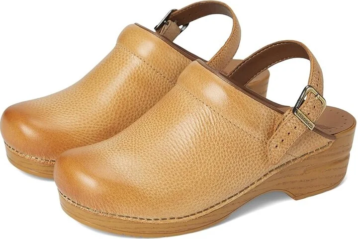 Dansko Ingrid Women's Clog Shoes Honey : EU 40 (US Women's 9.5-10) Regular, Leather