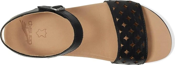 Dansko Jodie Women's Sandals Black : EU 38 (US Women's 7.5-8) Regular, Leather - Image 2