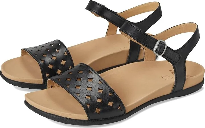 Dansko Jodie Women's Sandals Black : EU 38 (US Women's 7.5-8) Regular, Leather