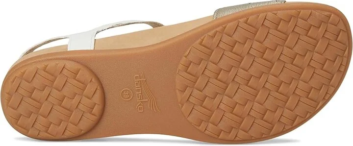 Dansko Jodie Women's Sandals Platino/White : EU 42 (US Women's 11.5-12) Regular, Leather - Image 3