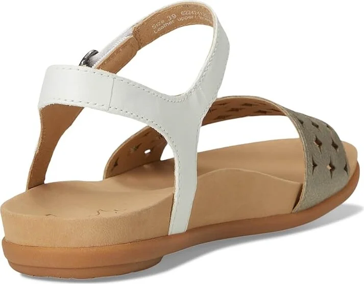 Dansko Jodie Women's Sandals Platino/White : EU 42 (US Women's 11.5-12) Regular, Leather - Image 4