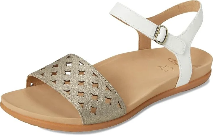 Dansko Jodie Women's Sandals Platino/White : EU 42 (US Women's 11.5-12) Regular, Leather - Image 5