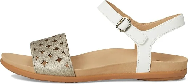 Dansko Jodie Women's Sandals Platino/White : EU 42 (US Women's 11.5-12) Regular, Leather - Image 6