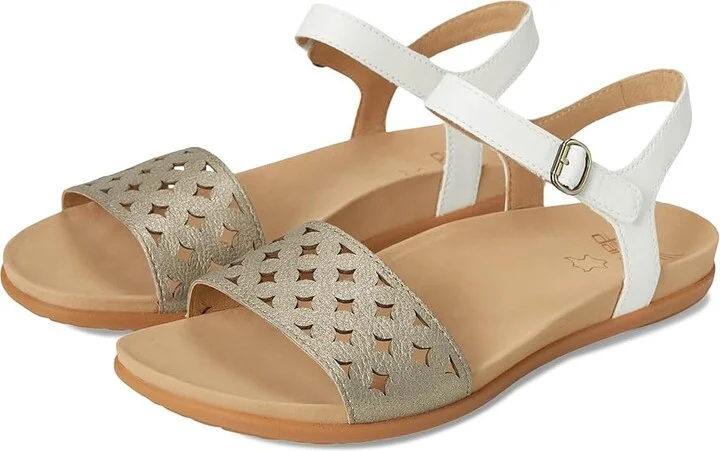 Dansko Jodie Women's Sandals Platino/White : EU 42 (US Women's 11.5-12) Regular, Leather