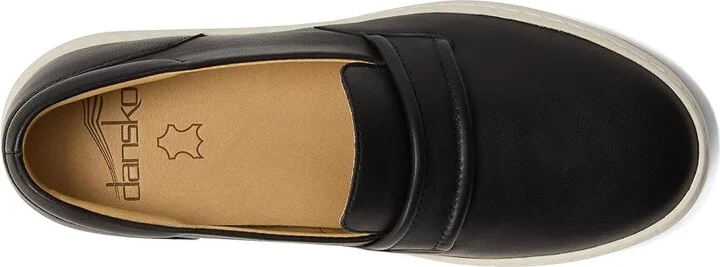 Dansko Josephine Women's Flat Shoes Black : EU 36 (US Women's 5.5-6) Regular, Leather - Image 2