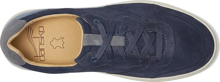 Dansko Josey Women's Flat Shoes Navy Suede : EU 39 (US Women's 8.5-9) Regular, Leather - Image 2