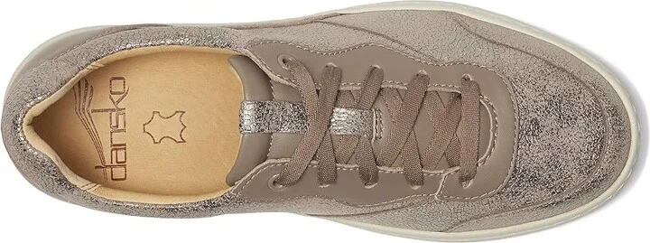 Dansko Josey Women's Flat Shoes Taupe Metallic : EU 36 (US Women's 5.5-6) Regular, Leather - Image 2