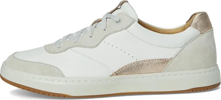 Dansko Josey Women's Flat Shoes White/Rose Gold : EU 37 (US Women's 6.5-7) Regular, Leather - Image 6